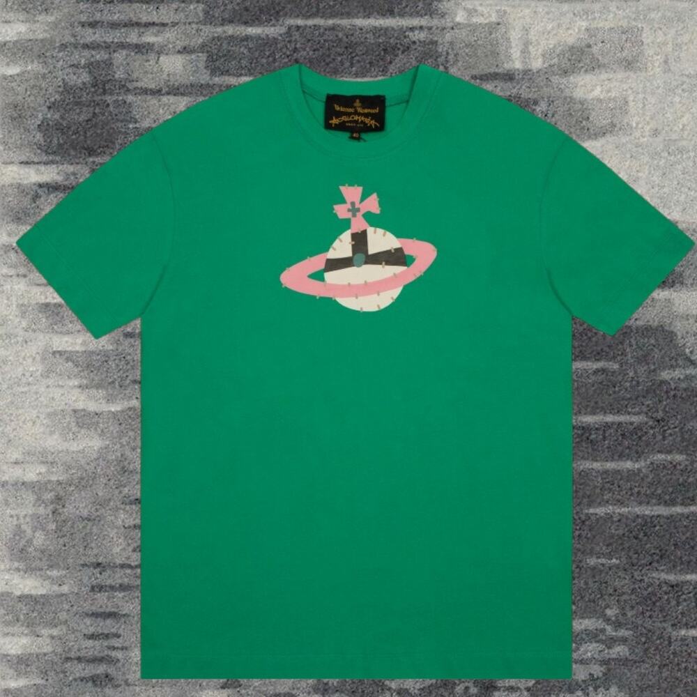 Vivienne Westwood Women's Green Short Sleeve T-Shirt